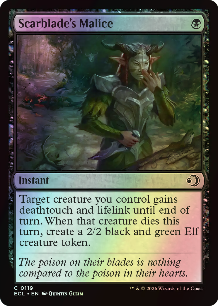 Scarblade's Malice (ECL) #119 [EN/F]