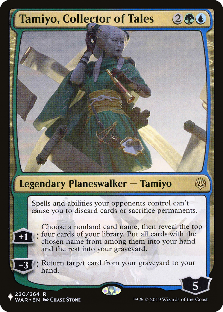 Tamiyo, Collector of Tales (PLST) #WAR-220 [EN/N]