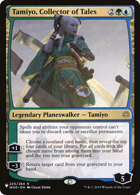 Tamiyo, Collector of Tales (PLST) #WAR-220 [EN/N]