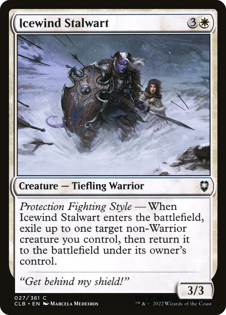 Icewind Stalwart (CLB) #27 [EN/N] s/o