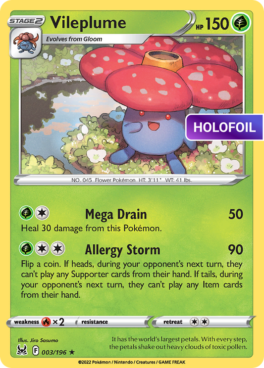 Vileplume (LOR) #3 [EN/H] s/o