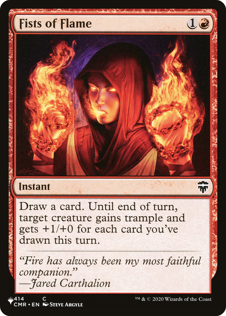 Fists of Flame (PLST) #CMR-414 [EN/N]