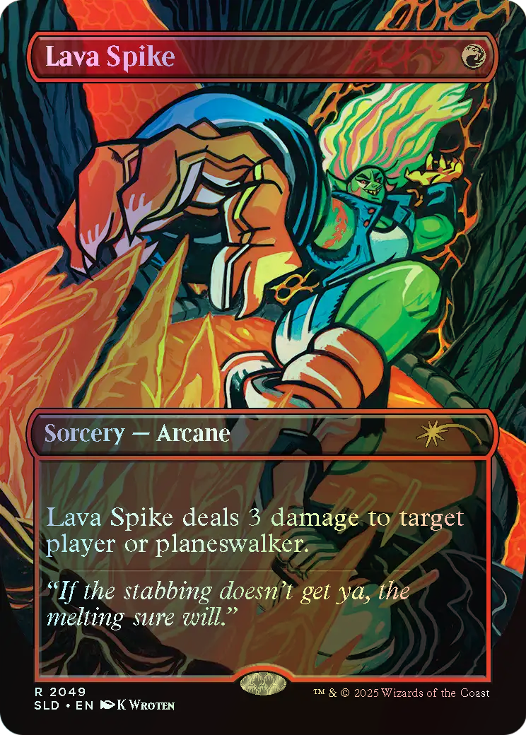 Lava Spike (SLD) #2049 [EN/F] s/o