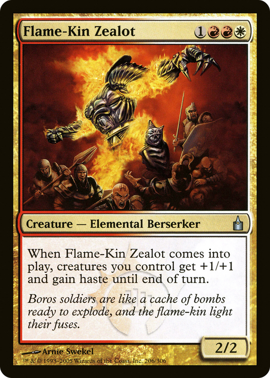 Flame-Kin Zealot (RAV) #206 [EN/N]