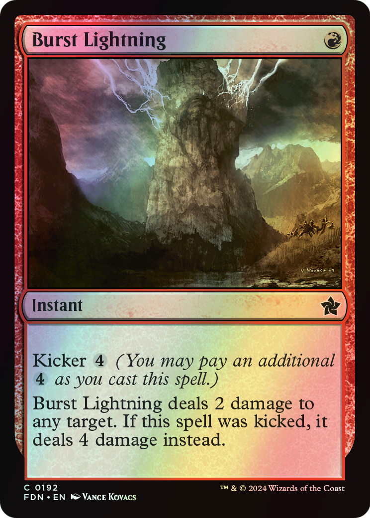 Burst Lightning (FDN) #192 [EN/F]