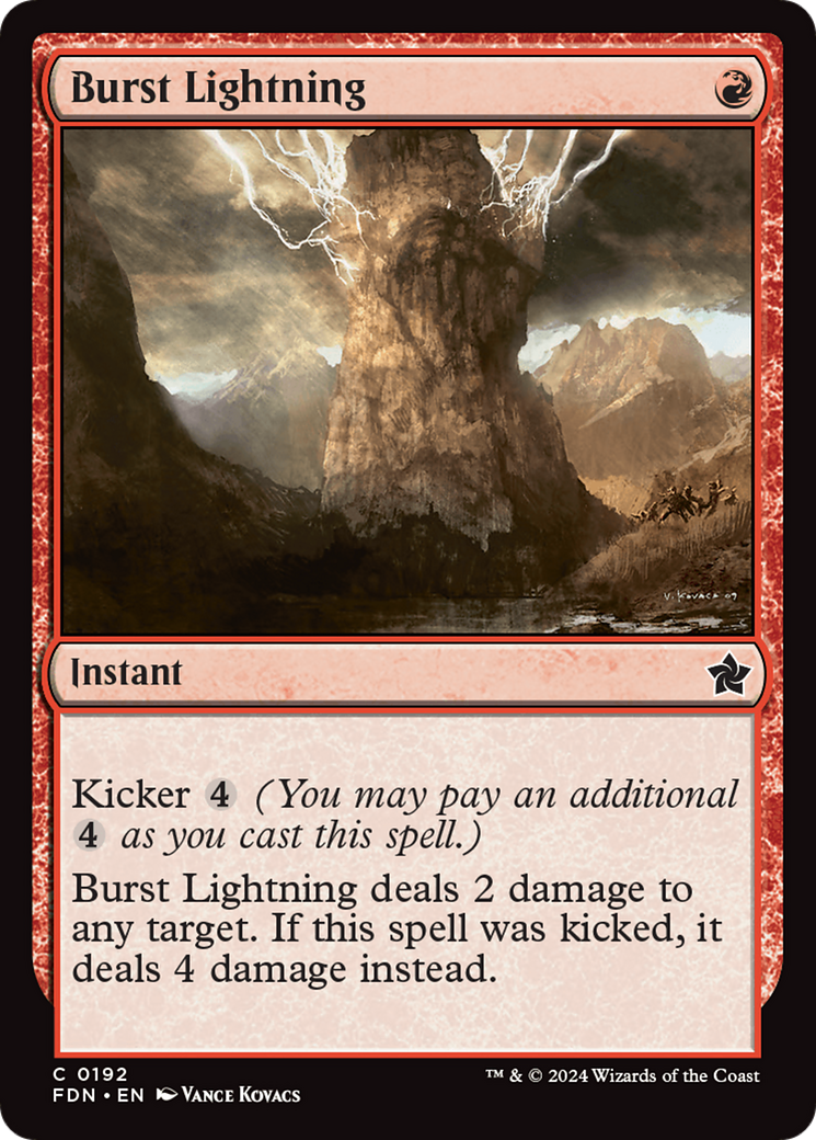 Burst Lightning (FDN) #192 [EN/N]