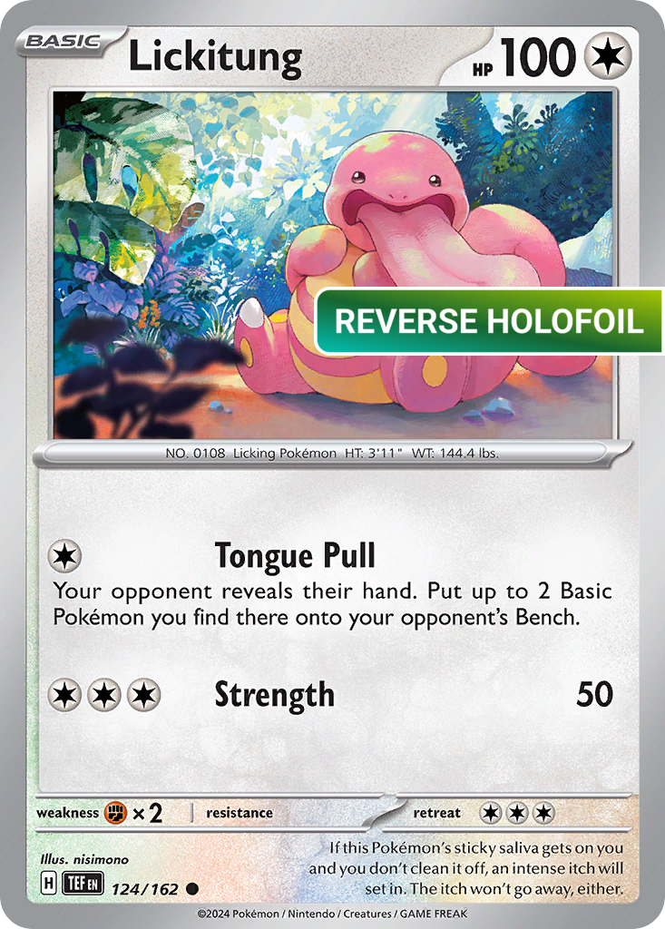 Lickitung - 124/162 (TEF) #124 [EN/R]