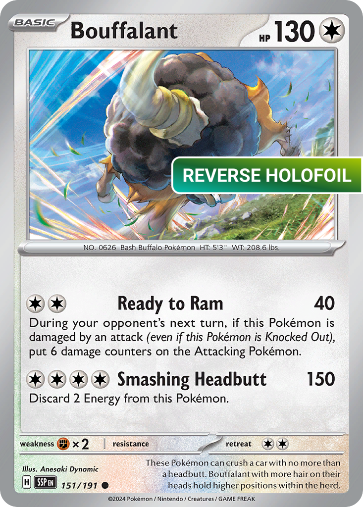 Bouffalant (SSP) #151 [EN/R]