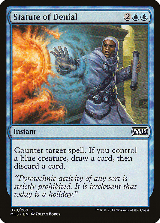 Statute of Denial (M15) #79 [EN/N] s/o