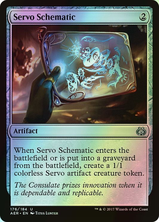 Servo Schematic (AER) #176 [EN/F]
