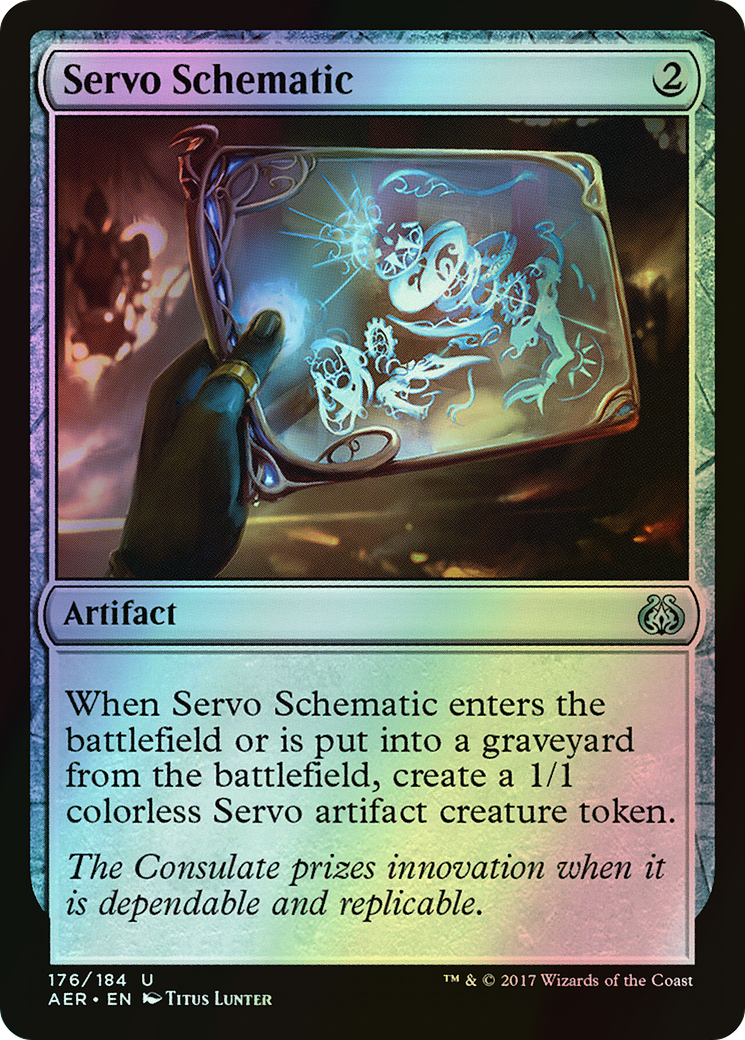 Servo Schematic (AER) #176 [EN/F]