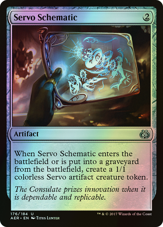 Servo Schematic (AER) #176 [EN/F]