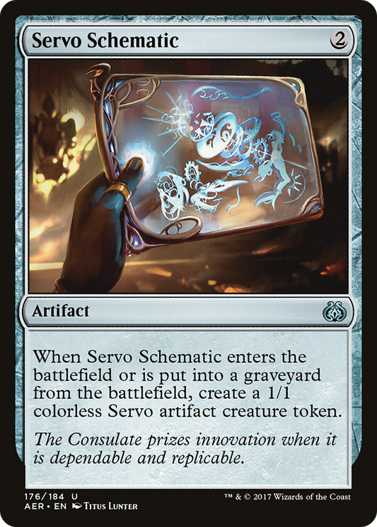 Servo Schematic (AER) #176 [EN/N]