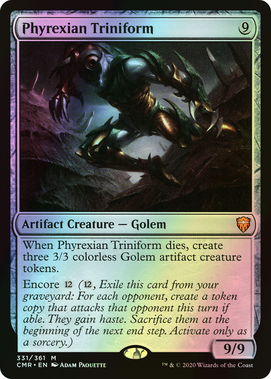 Phyrexian Triniform (CMR) #331 [EN/F] s/o