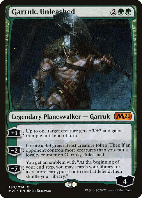 Garruk, Unleashed (M21) #183 [EN/N]