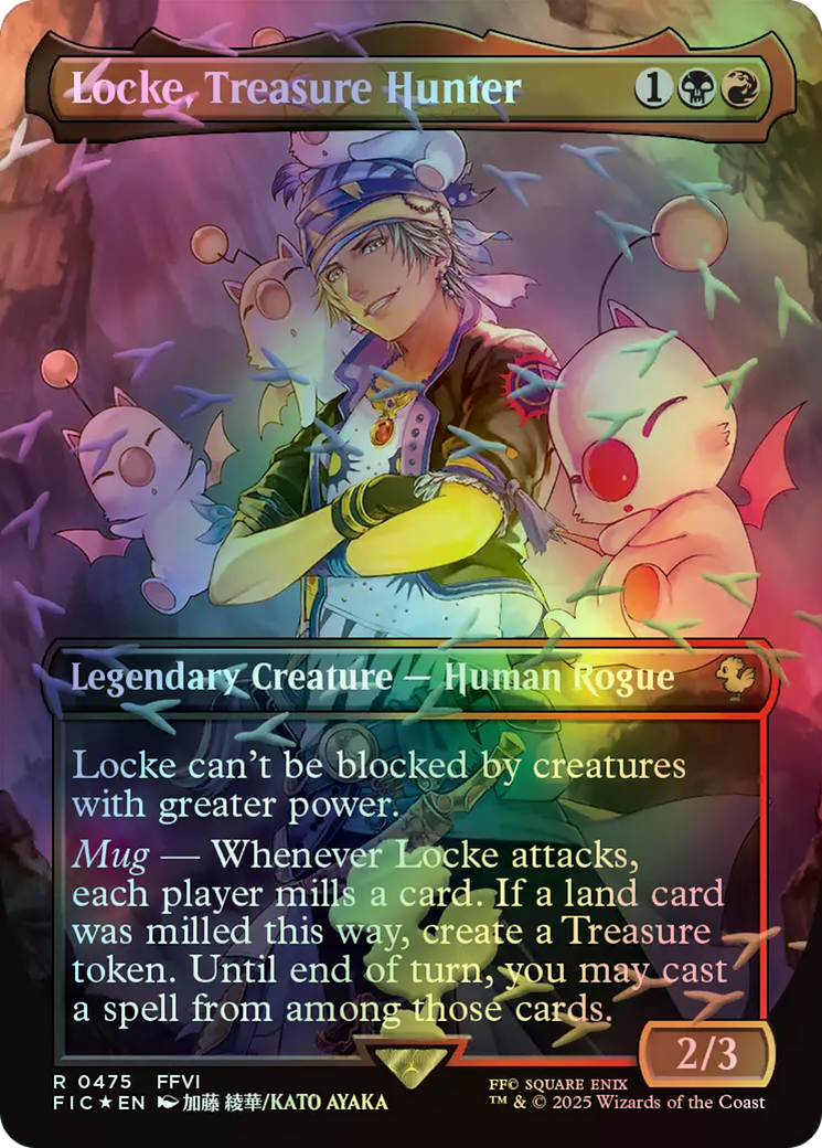 Locke, Treasure Hunter - Chocobotrack Foil (FIC) #475 [EN/F]