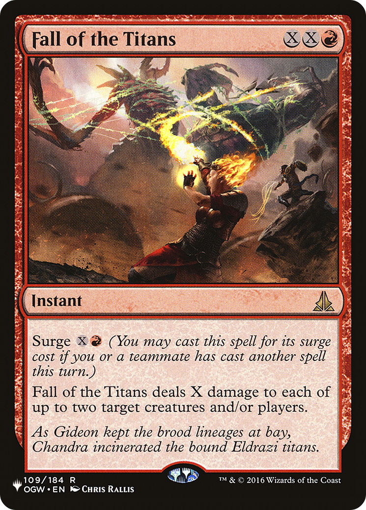 Fall of the Titans (PLST) #OGW-109 [EN/N] s/o