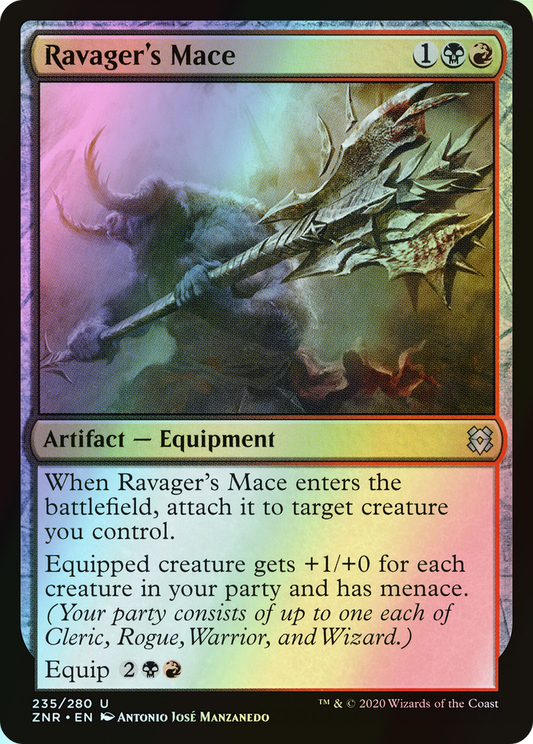 Ravager's Mace (ZNR) #235 [EN/F]