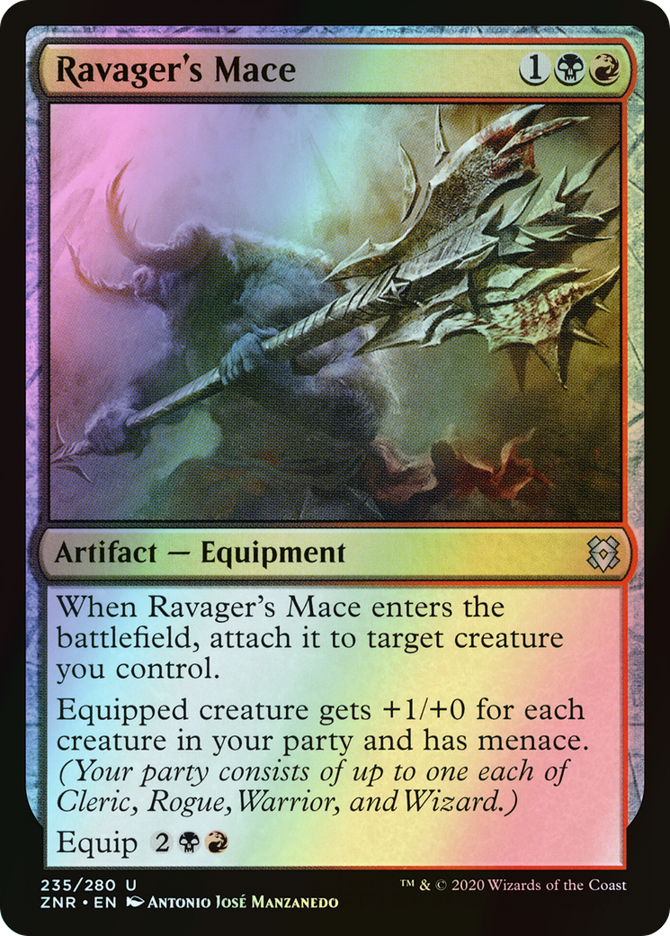 Ravager's Mace (ZNR) #235 [EN/F]