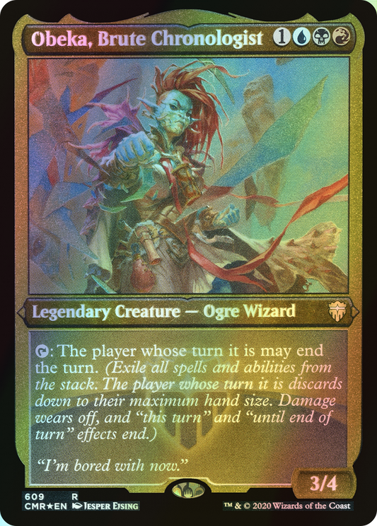 Obeka, Brute Chronologist (CMR) #609 [EN/E] s/o