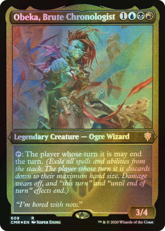 Obeka, Brute Chronologist (CMR) #609 [EN/E] s/o