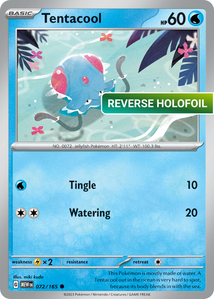 Tentacool (MEW) #072 [EN/R] s/o