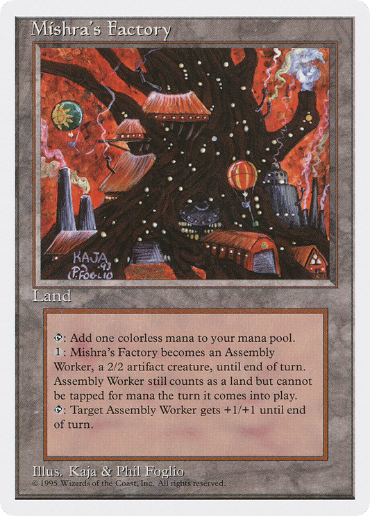 Mishra's Factory (4ED) #361 [EN/N] s/o