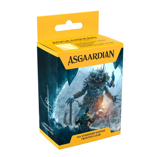 Asgaardian Frosted Clear Standard Sleeve