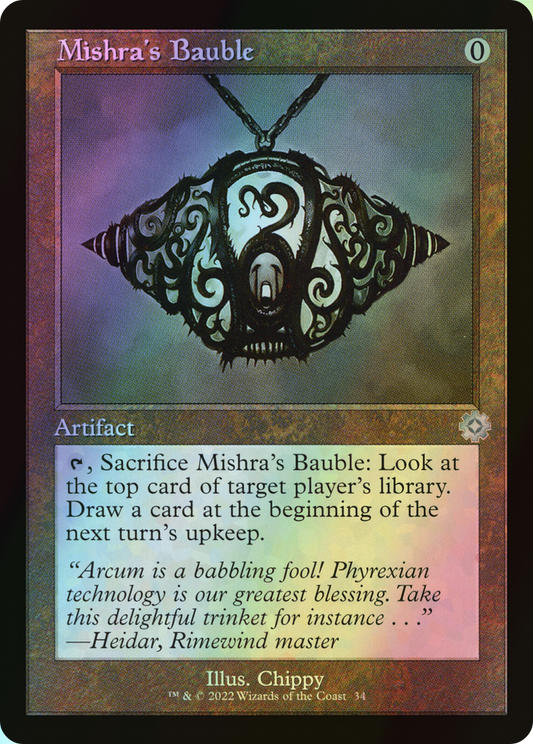 Mishra's Bauble (BRR) #34 [EN/F] s/o