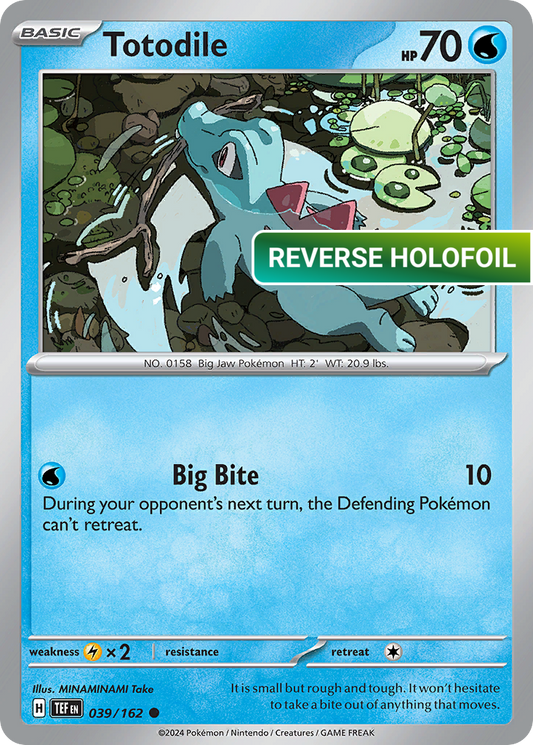 Totodile (TEF) #39 [EN/R] s/o