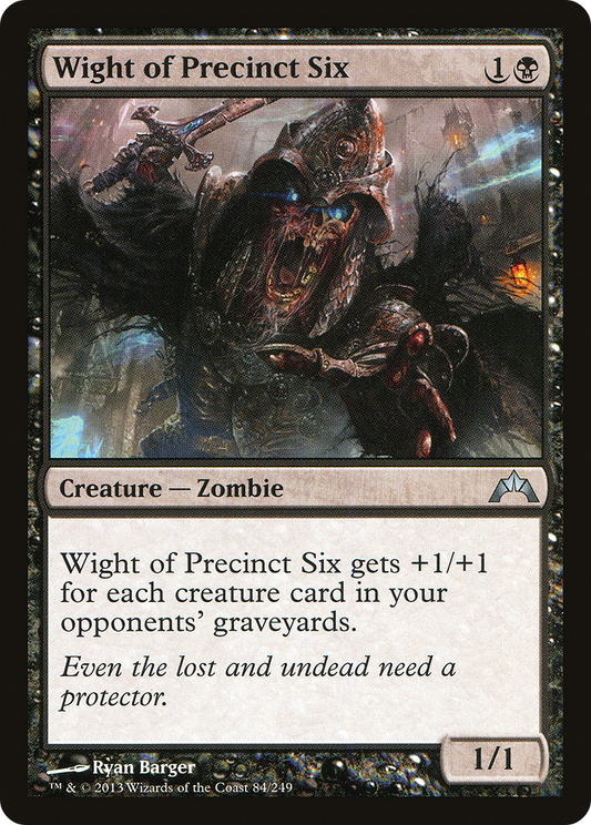 Wight of Precinct Six (GTC) #84 [EN/N] s/o