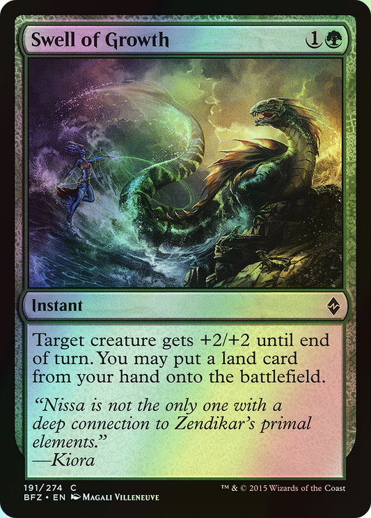 Swell of Growth (BFZ) #191 [EN/F] s/o
