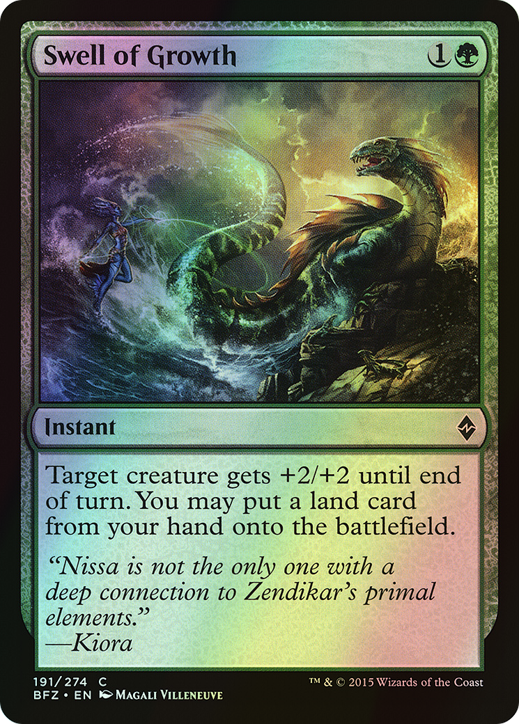 Swell of Growth (BFZ) #191 [EN/F] s/o