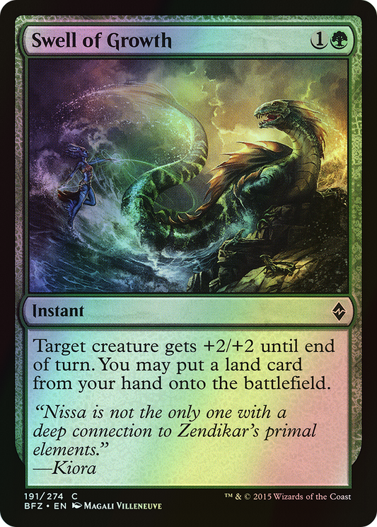 Swell of Growth (BFZ) #191 [EN/F] s/o