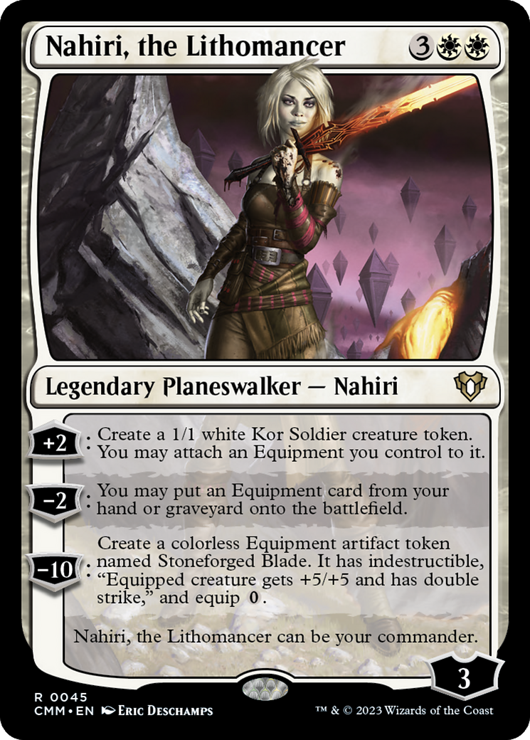 Nahiri, the Lithomancer (CMM) #45 [EN/N] s/o