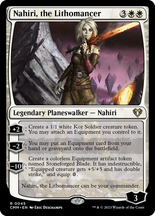 Nahiri, the Lithomancer (CMM) #45 [EN/N] s/o