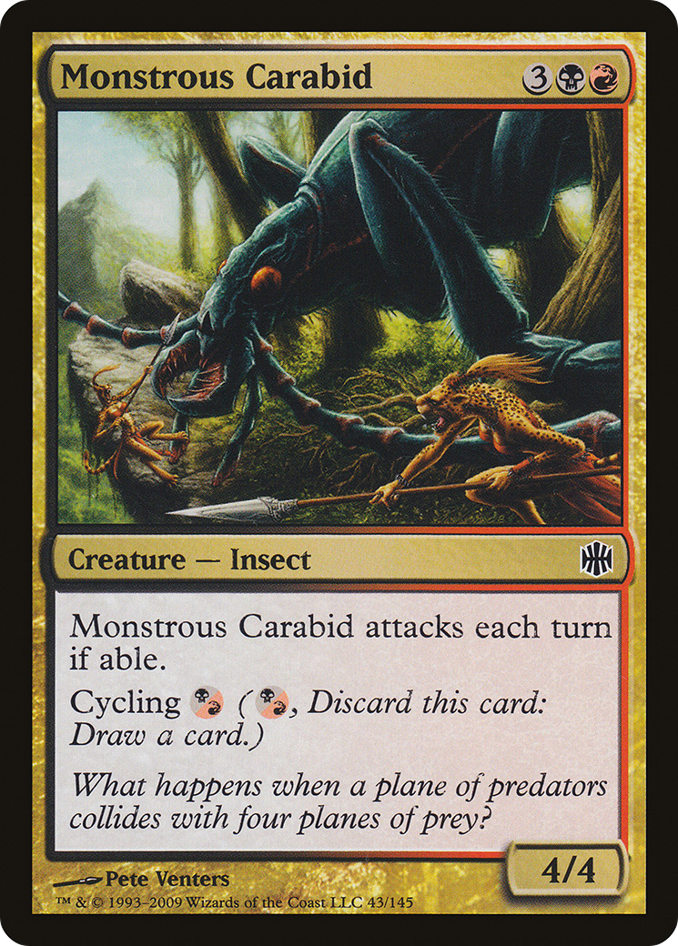 Monstrous Carabid (ARB) #43 [EN/N] s/o