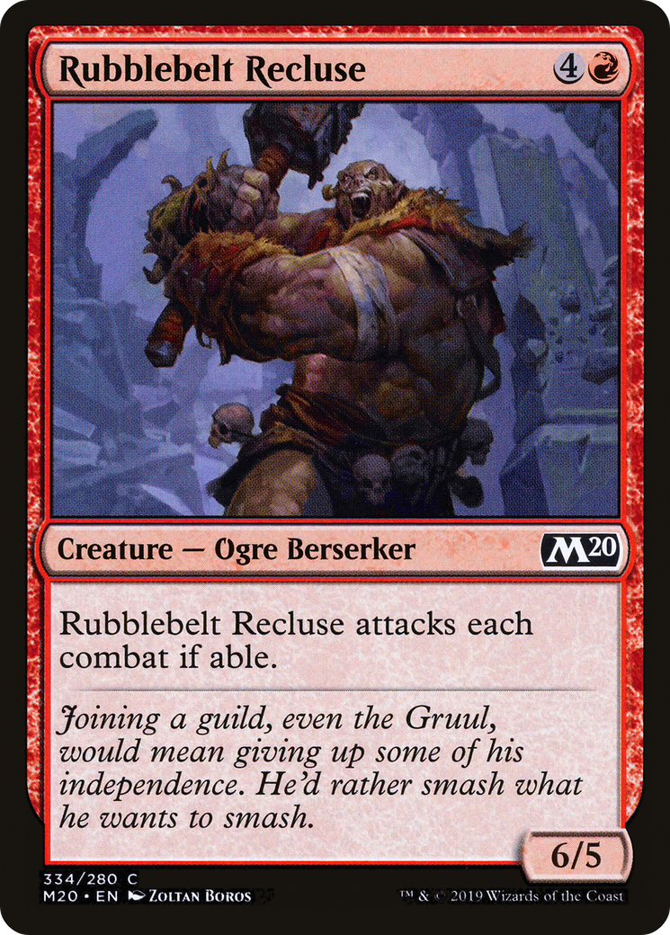 Rubblebelt Recluse (M20) #334 [EN/N]