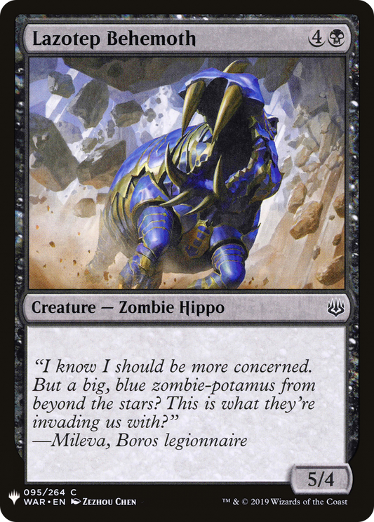 Lazotep Behemoth (PLST) #WAR-95 [EN/N]