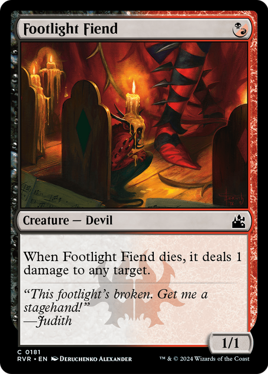 Footlight Fiend (RVR) #181 [EN/N]