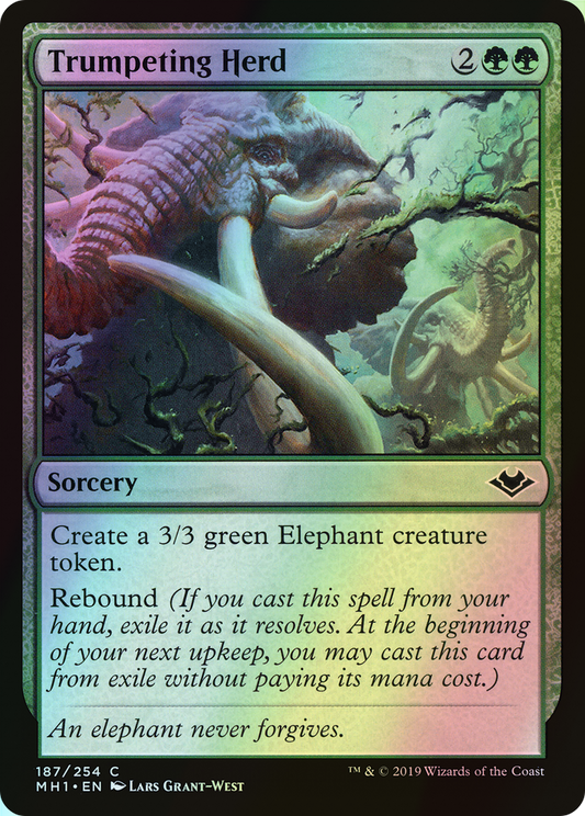 Trumpeting Herd (MH1) #187 [EN/F]