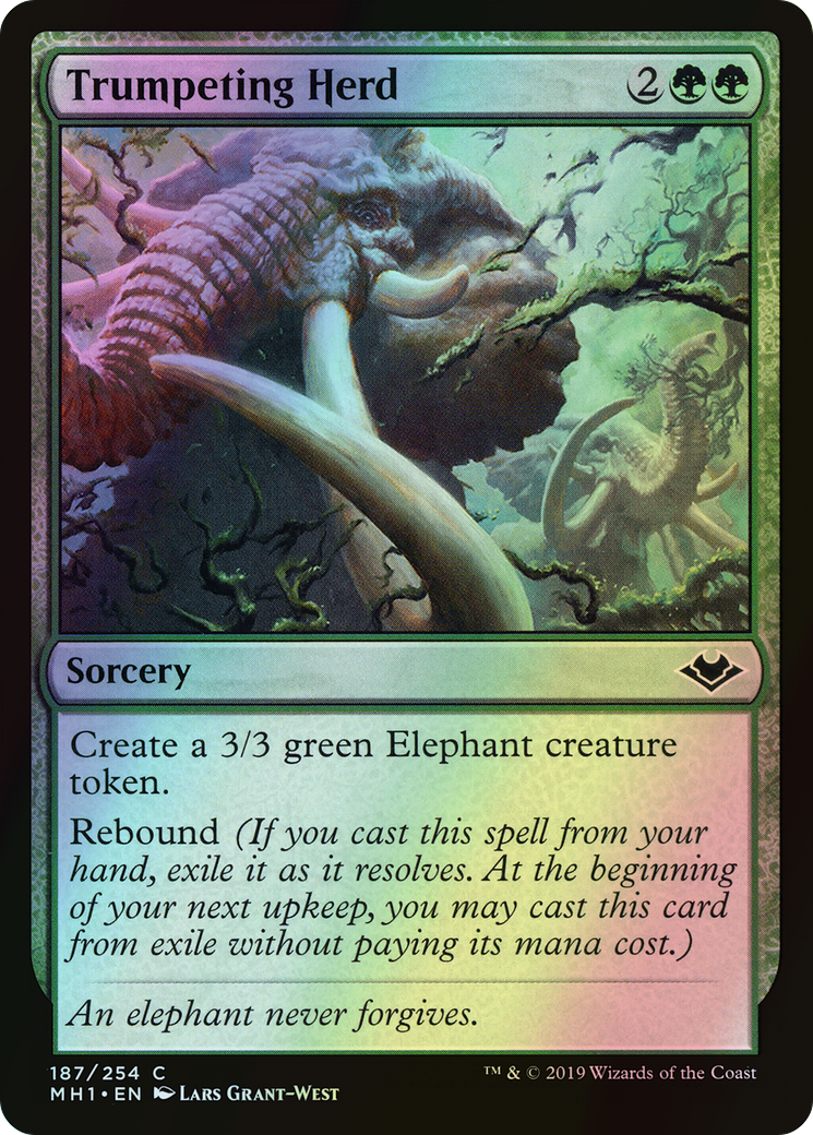 Trumpeting Herd (MH1) #187 [EN/F]