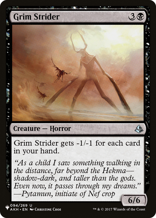 Grim Strider (PLST) #AKH-94 [EN/N]