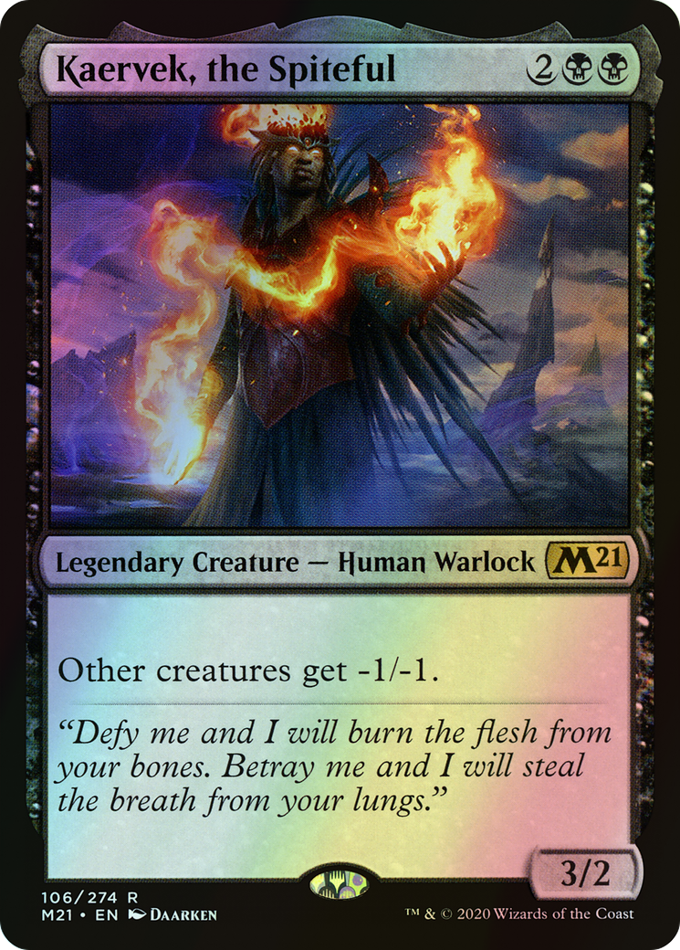 Kaervek, the Spiteful (M21) #106 [EN/F]