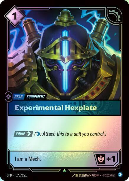 Experimental Hexplate (SFD) #073 [EN/F]