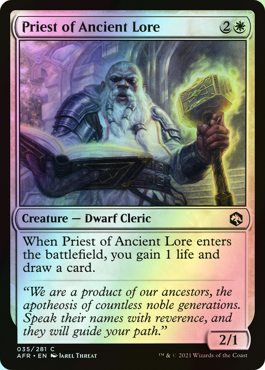Priest of Ancient Lore (AFR) #35 [EN/F] s/o