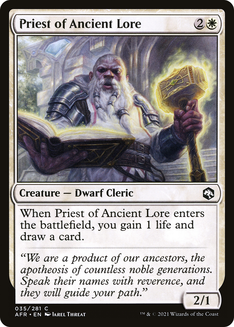 Priest of Ancient Lore (AFR) #35 [EN/N]
