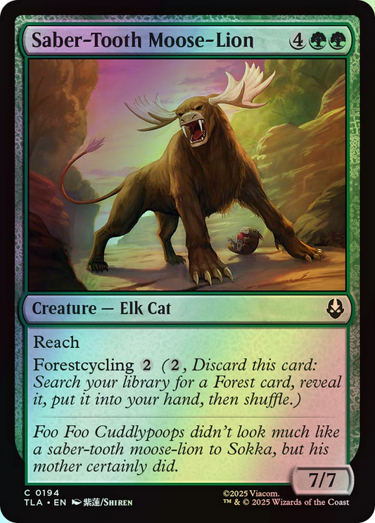 Saber-Tooth Moose-Lion (TLA) #194 [EN/F] s/o