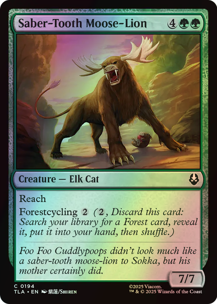 Saber-Tooth Moose-Lion (TLA) #194 [EN/F] s/o