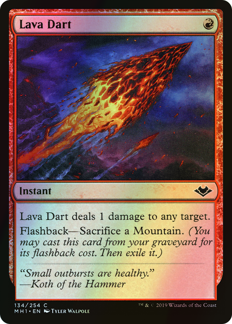 Lava Dart (MH1) #134 [EN/F] s/o